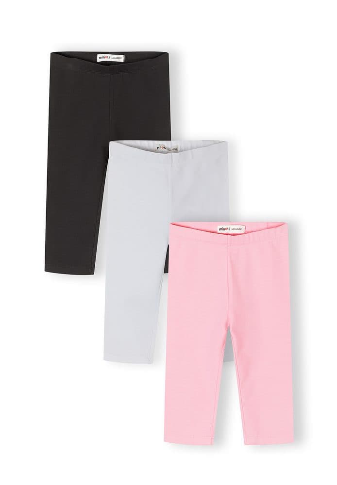 Legíny dívčí capri 3pack Minoti 30LEGGING103 -