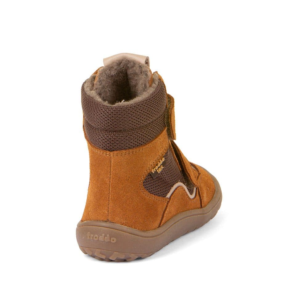 Dětské zimní barefoot boty TEX WINTER Cognac, Froddo, G3160233-1, hnědá - 23 - náhled 3