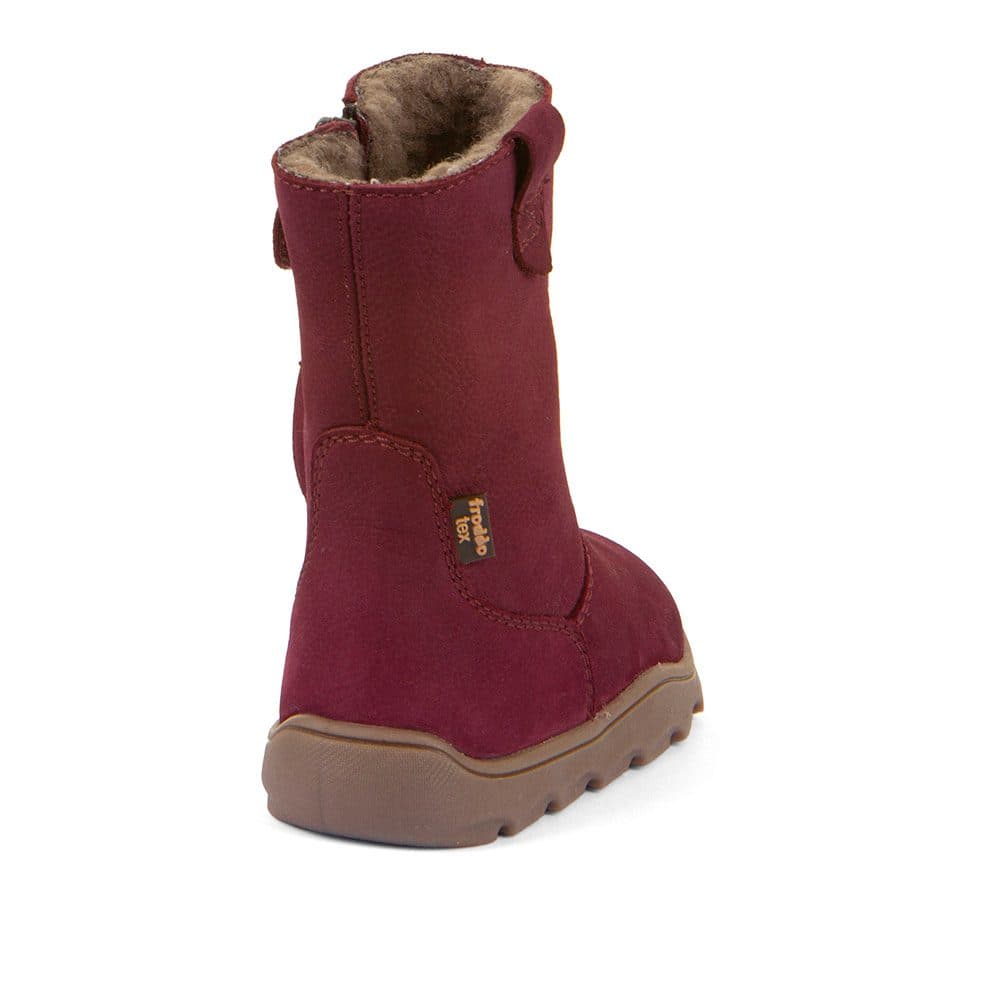 Dívčí zimní barefoot kozačky  ZERU TEX BOOT Bordeaux G3160257-6 - 26 - náhled 5