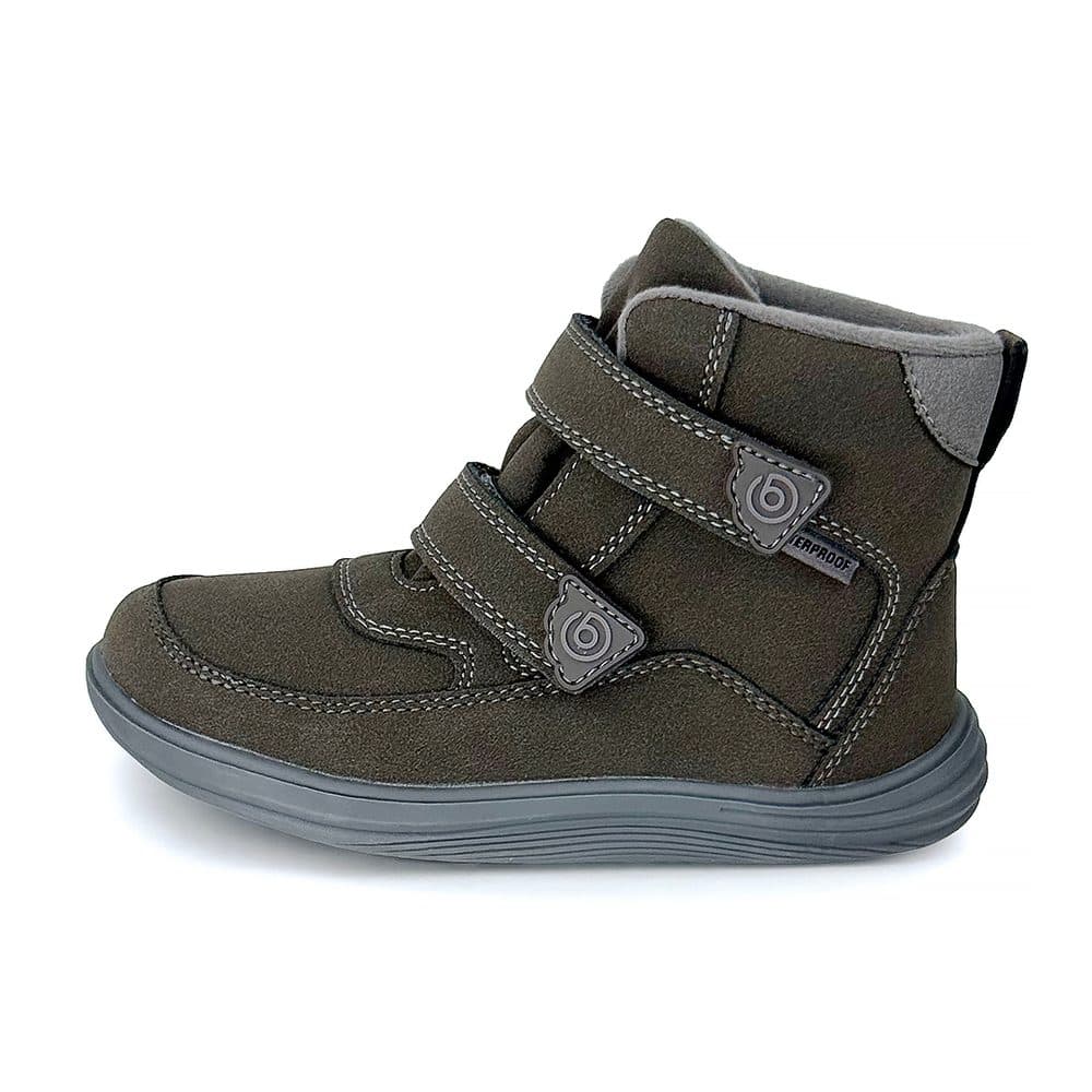 Dětské celoroční barefoot boty Bugga KIVO Dark Brown B00199-23 - 25 - náhled 3