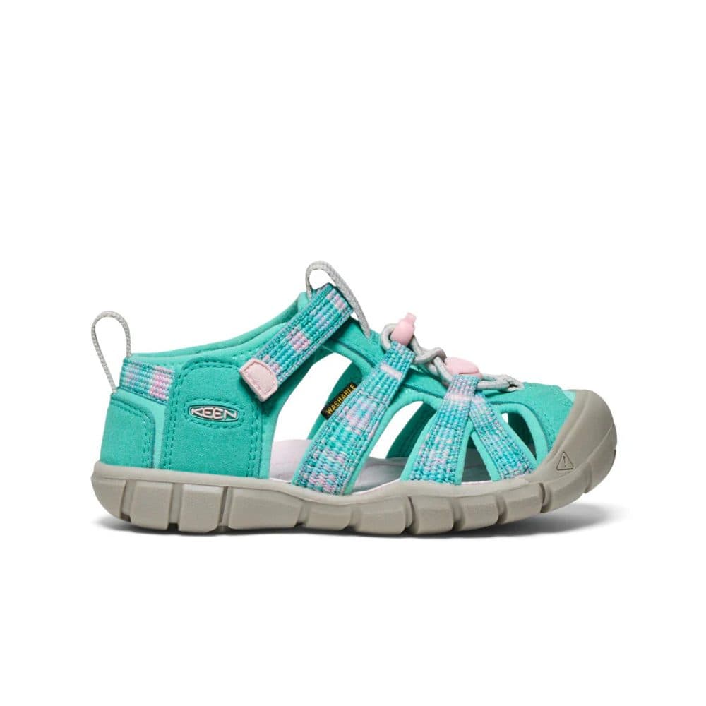 Dívčí sandály KEEN SEACAMP II CNX bright aqua/giggle pink - 24 - náhled 2