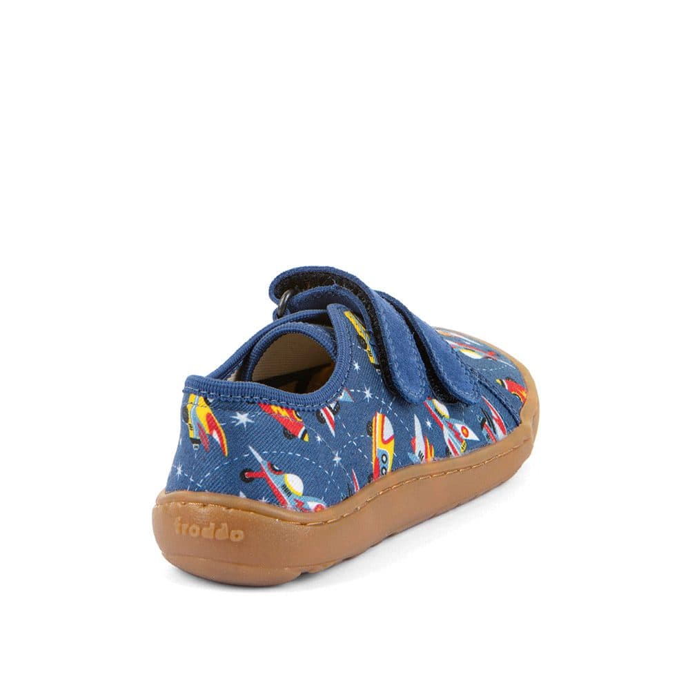 Chlapecké plátěné barefoot tenisky CANVAS BLUE ELECTRIC Froddo G1700440-5 - 24 - náhled 5