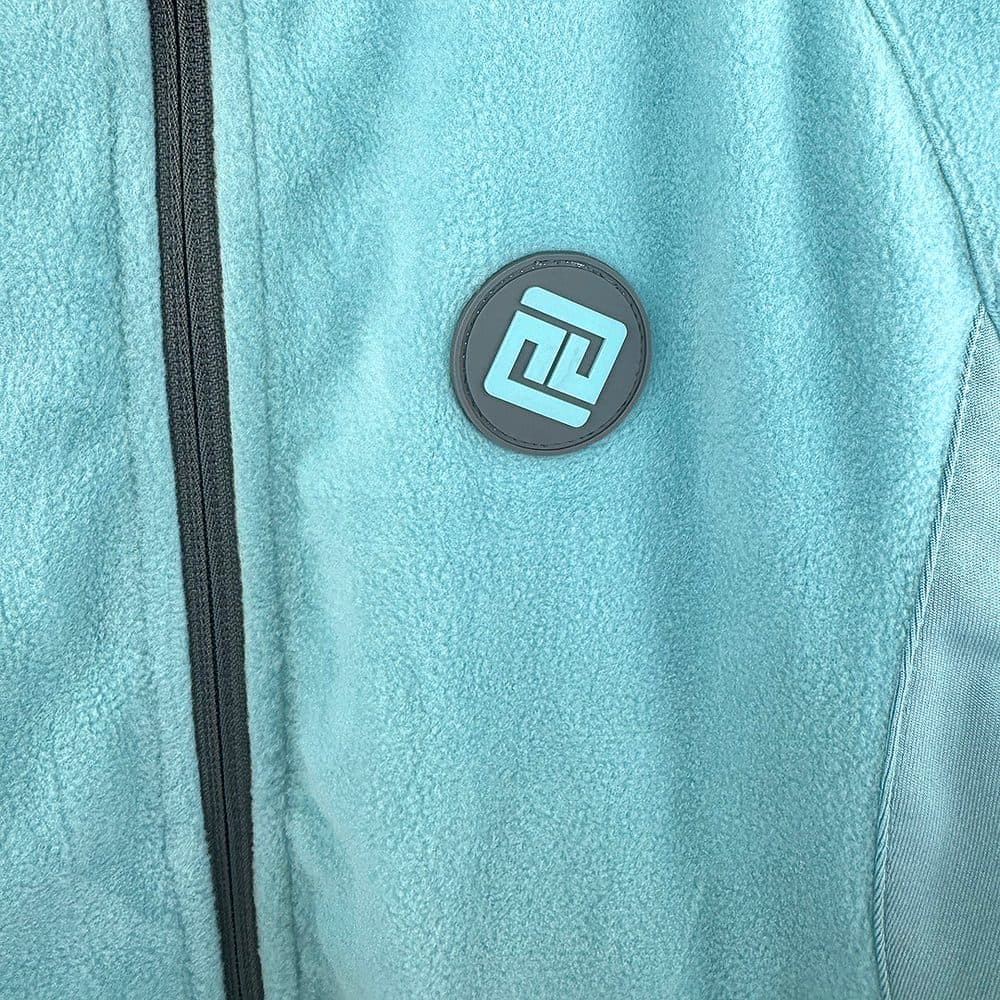 Outdoorová fleezová mikina na zip Pidilidi PD1171-15 Turquoise - L - náhled 3