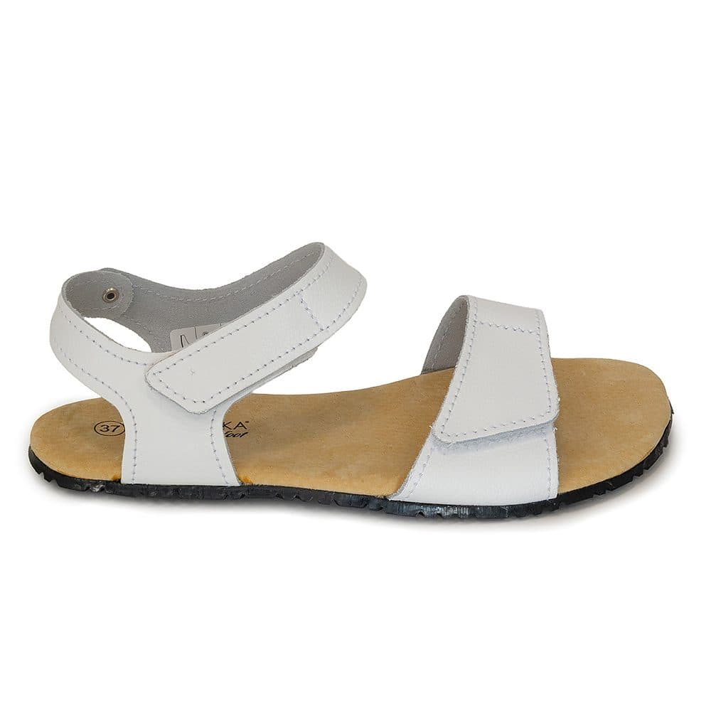 Dámské barefoot sandály Protetika T201 BELITA 10 bílé -