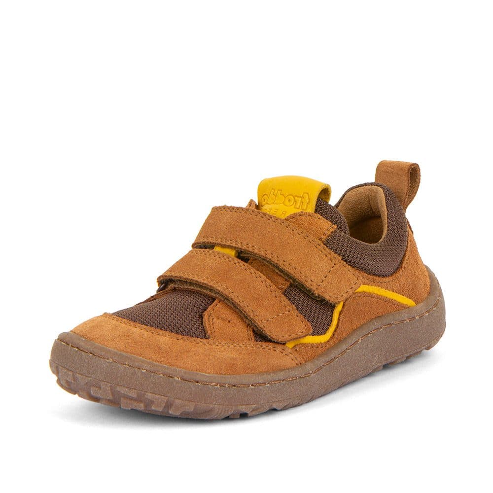 Dětské barefoot tenisky BASE Cognac Froddo G3130259-1- hnědá -
