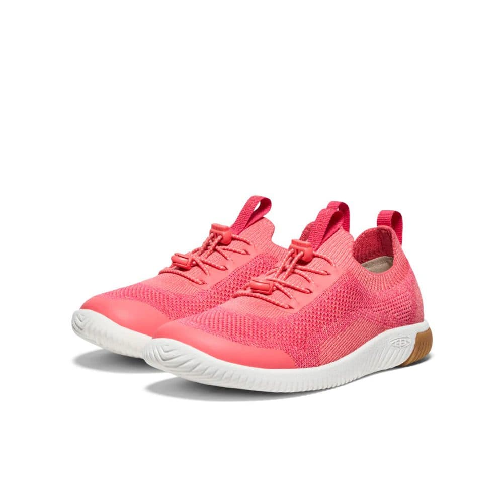 Dívčí tenisky barefoot kompromis KEEN KNX KNIT LACE YOUTH dubarry/star white - 36 - náhled 5