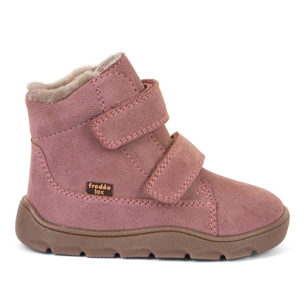 Dívčí zimní barefoot boty ZERU TEX FURRY Dark pink, Froddo, G2110149-6, růžová - 28 - náhled 5