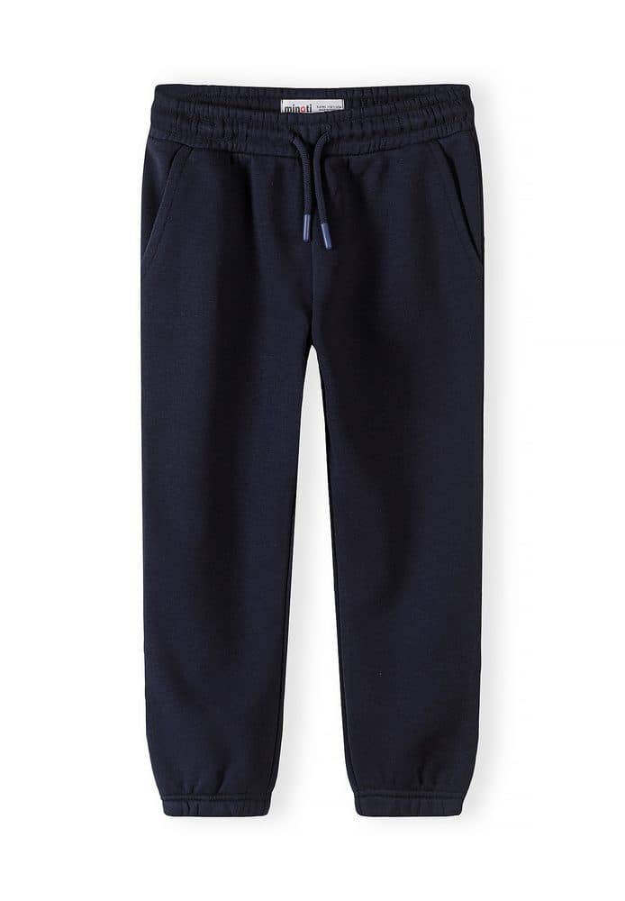 Tepláky slim-fit s elastickým pasem a stahovací šňůrkou 3pack Minoti 29FLEECE286 - 104/110 | 4/5let - náhled 3