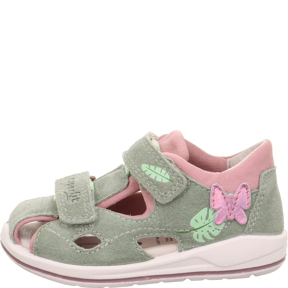 Dívčí sandály BOOMERANG Light Green/PinkPurple Superfit 1-000869-7500 světle zelená - 22 - náhled 5