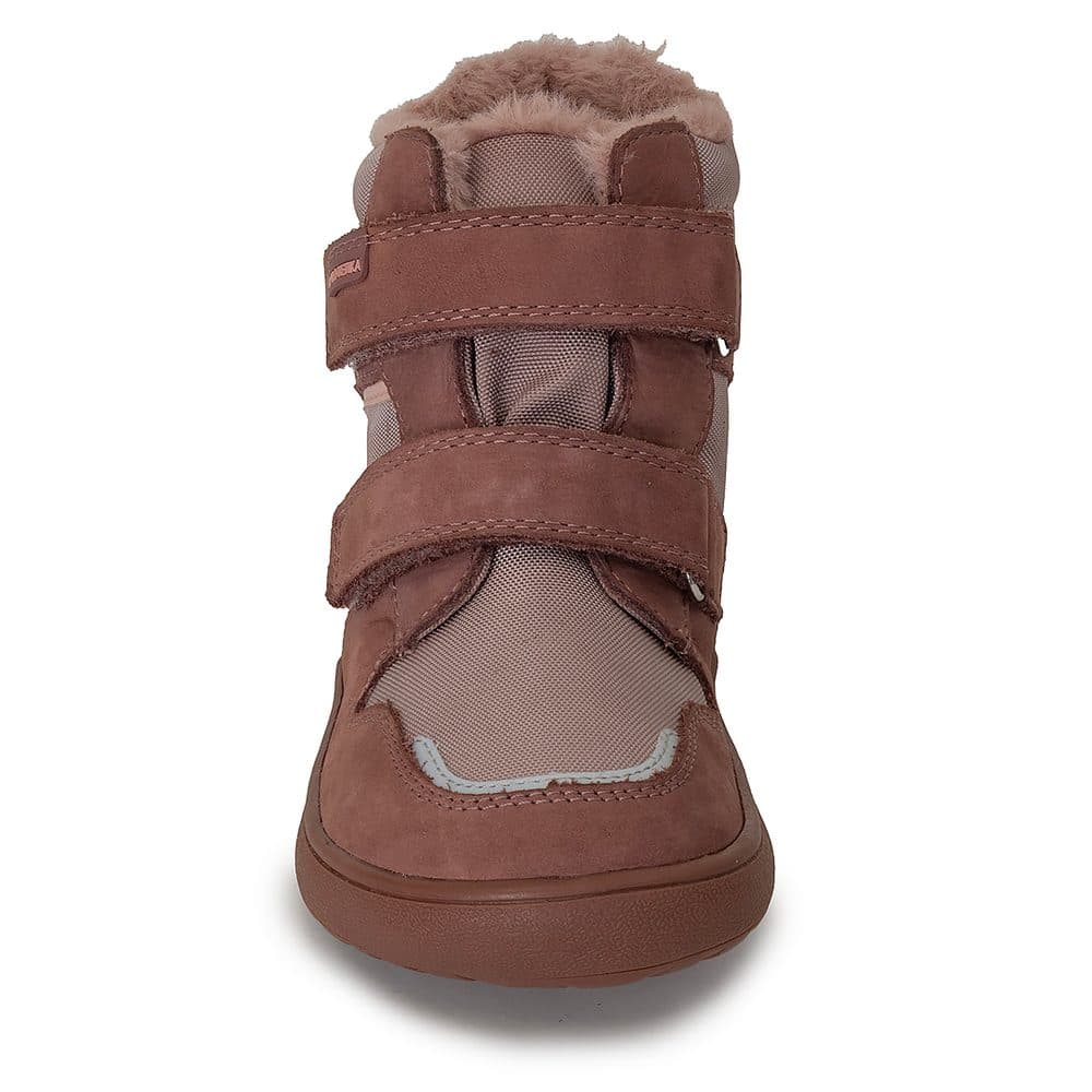 Dívčí zimní barefoot boty DAXI OLD PINK, Protetika, starorůžová - 23 - náhled 4
