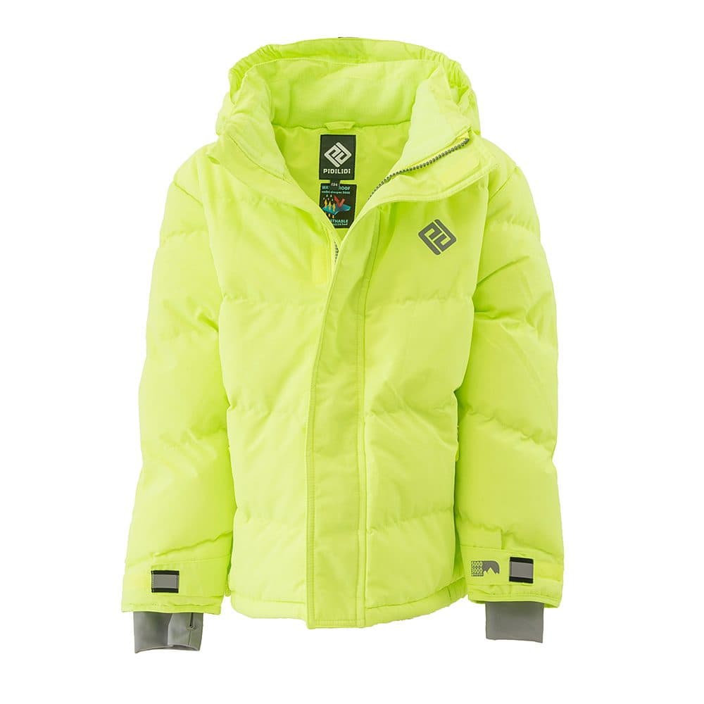 bunda zimní Puffa Neon chlapecká, Pidilidi, PD1110-19, zelená -