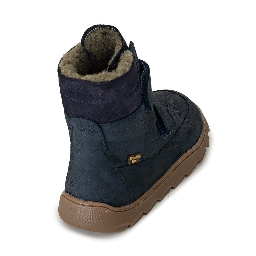 Chlapecké zimní barefoot boty ZERU TEX WINTER Dark Blue, Froddo, G3160240, tmavě modrá - 25 - náhled 5