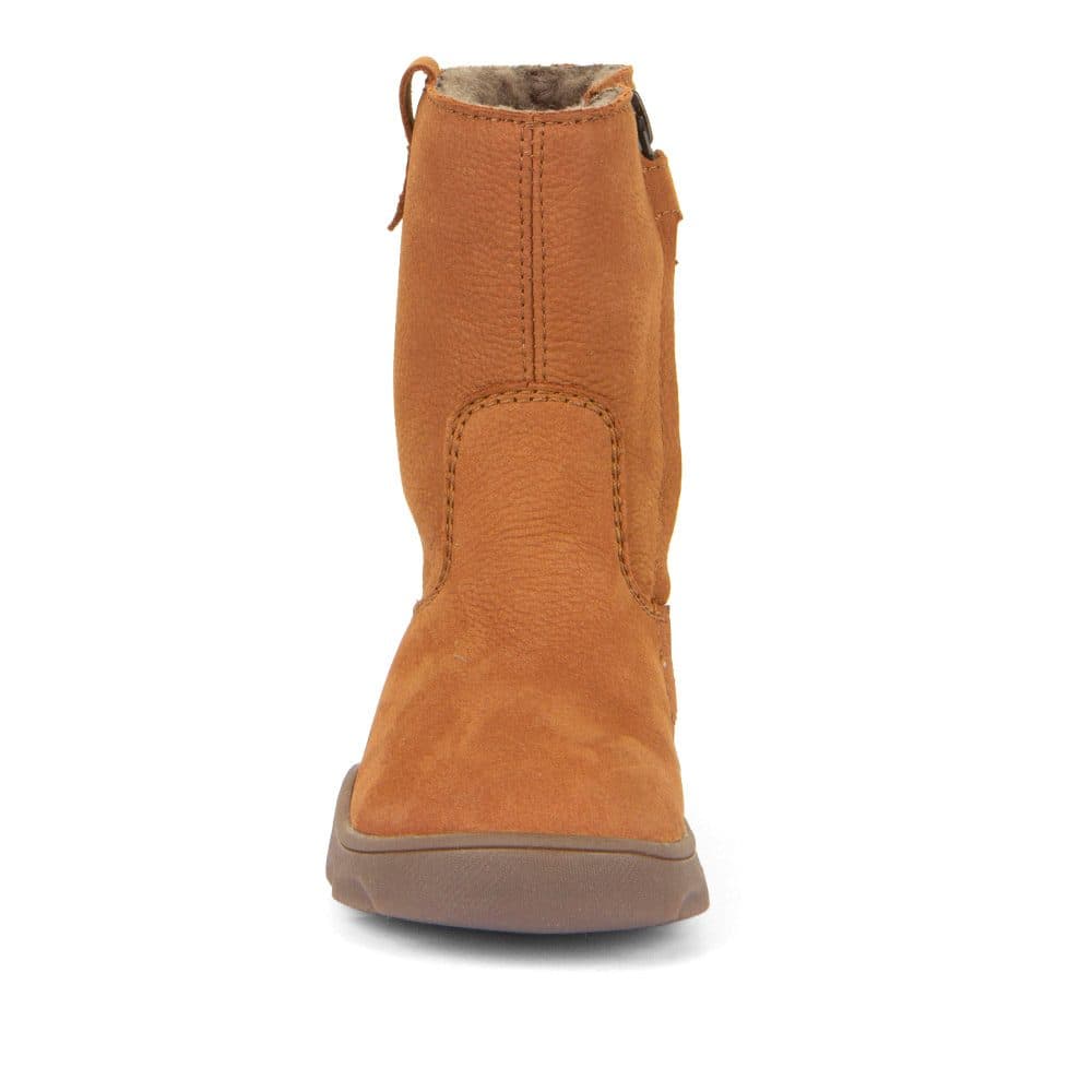 Dívčí zimní barefoot kozačky  ZERU TEX BOOT Cognac G3160257 - 30 - náhled 4