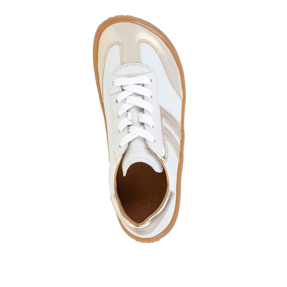 Barefoot tenisky F-MOTION LACES WHITE/GOLD Froddo G3130287-2 - 41 - náhled 2