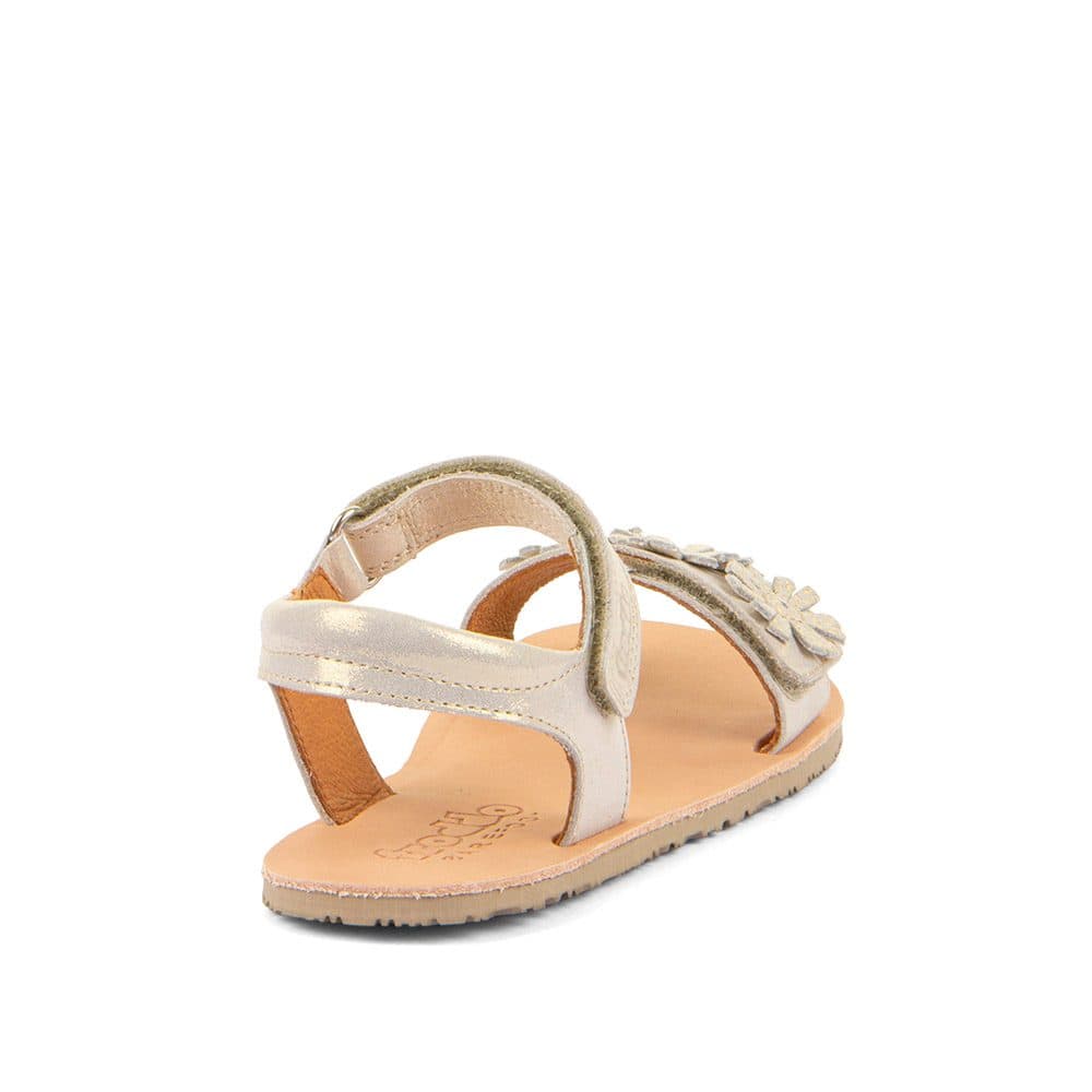 Dívčí barefoot sandály FLEXY FLOWERS Gold Shine Froddo G3150289 - 32 - náhled 4