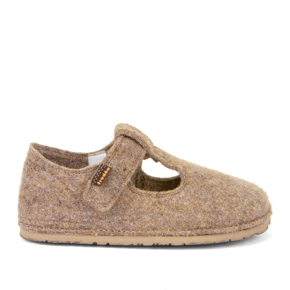 Dětské barefoot bačkory FLEXY WOOLY Beige Froddo G1700378-4 - béžová - 23 - náhled 4