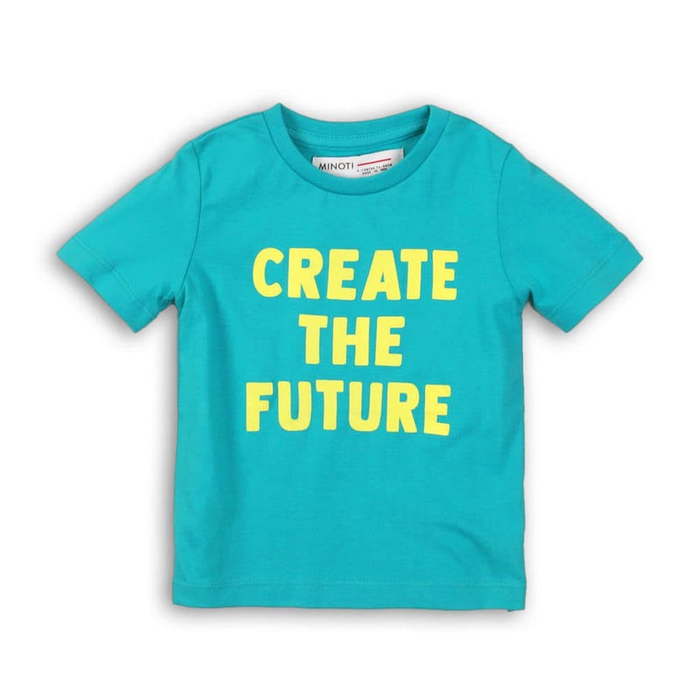 Tričko chlapecké s krátkým rukávem, Minoti, TB TSHIRT 3, tyrkysová -