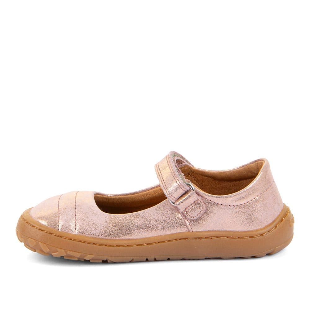 Dívčí barefoot kožené baleríny MARY J PINK/GOLD Froddo G3140195-1 - 26 - náhled 4