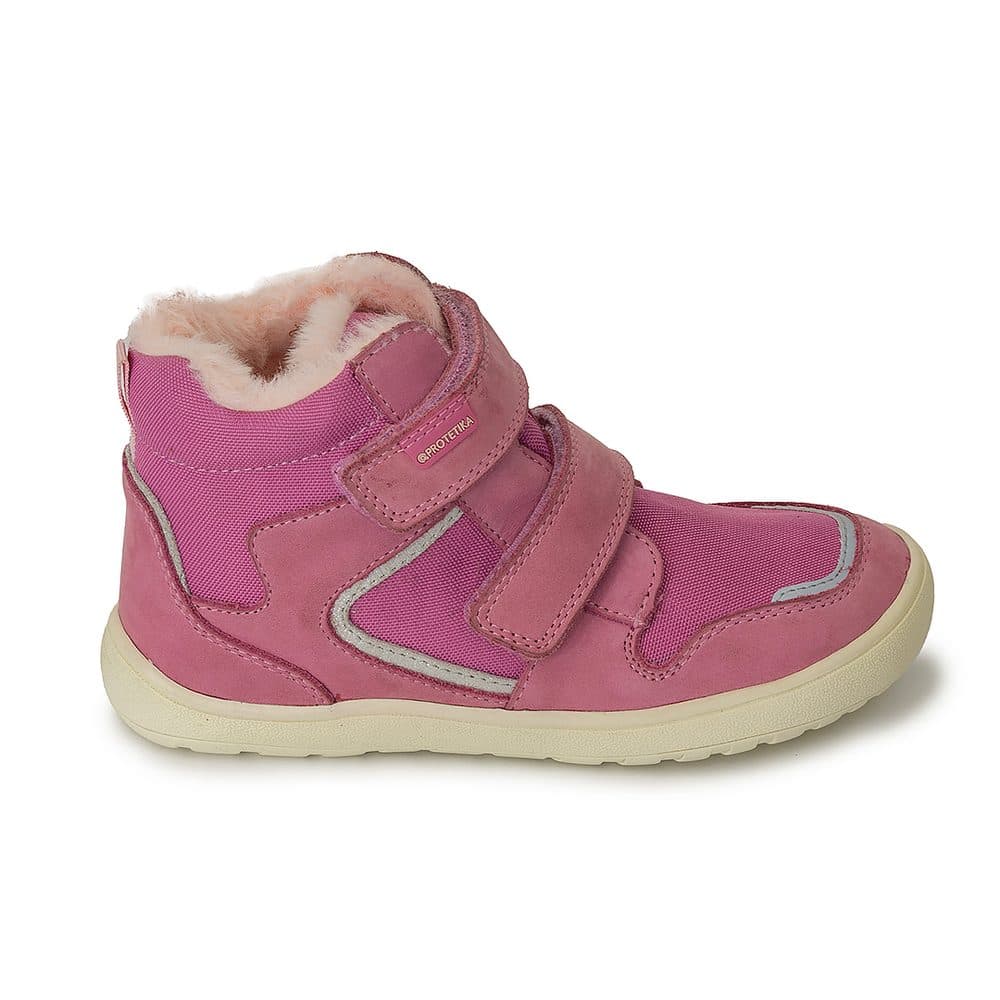 Dívčí zimní barefoot boty DAXI PINK, Protetika, růžová - 22 - náhled 2