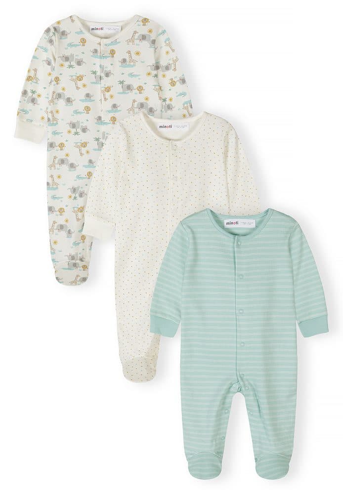 Kojenecký overal 3pack Minoti NOSBABYPACK1 -
