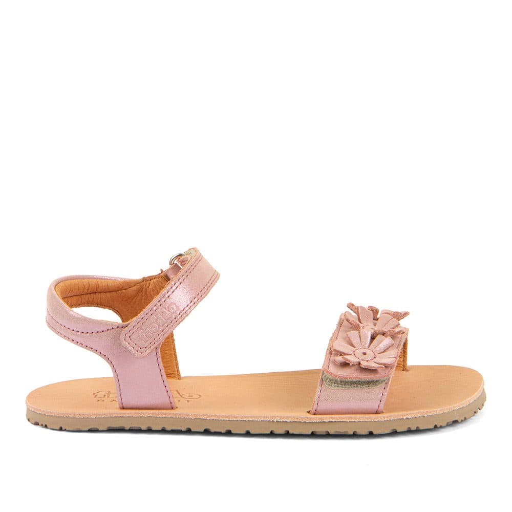 Dívčí barefoot sandály FLEXY FLOWERS Pink Shine Froddo G3150289-1 - 26 - náhled 4