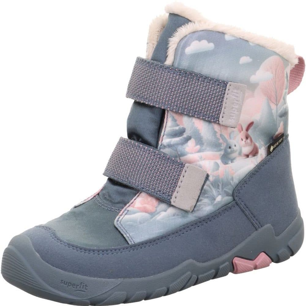 Dívčí zimní obuv  Superfit barefit TRACE GTX Blue/Pink 1-006041-8010 - 27 - náhled 1