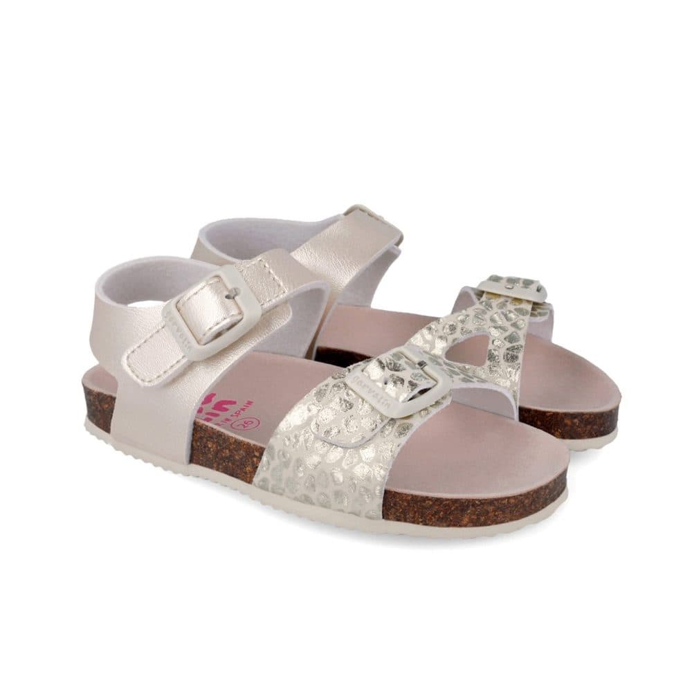 Dívčí sandály BIO METALIZADO BEIGE Biomecanics 262466-A103 - 28 - náhled 2