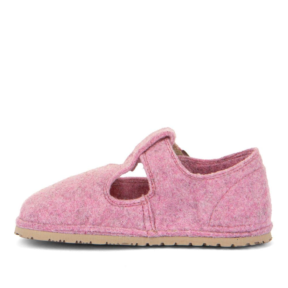 Dívčí barefoot bačkory FLEXY WOOLY Pink Froddo G1700378-7 růžová - 24 - náhled 3