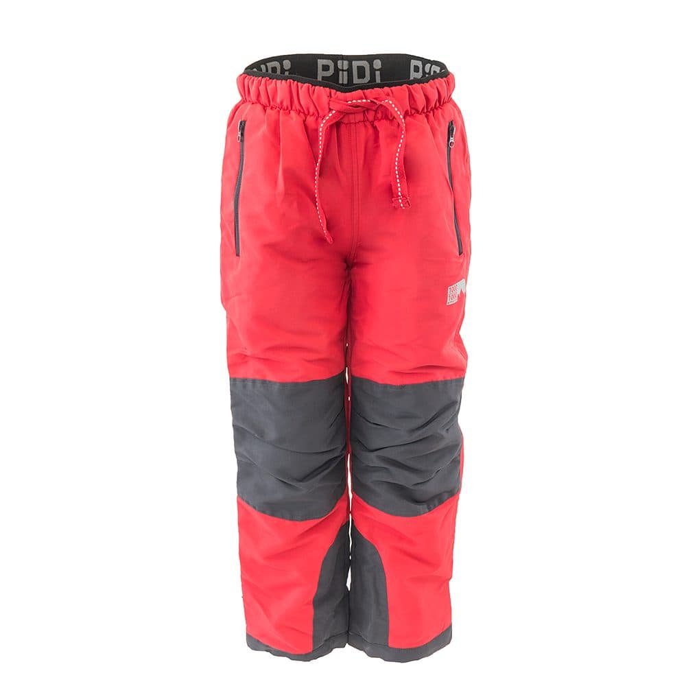 kalhoty sportovní outdoorové, podšité fleezovou podšívkou, Pidilidi, PD1121-08, červená -