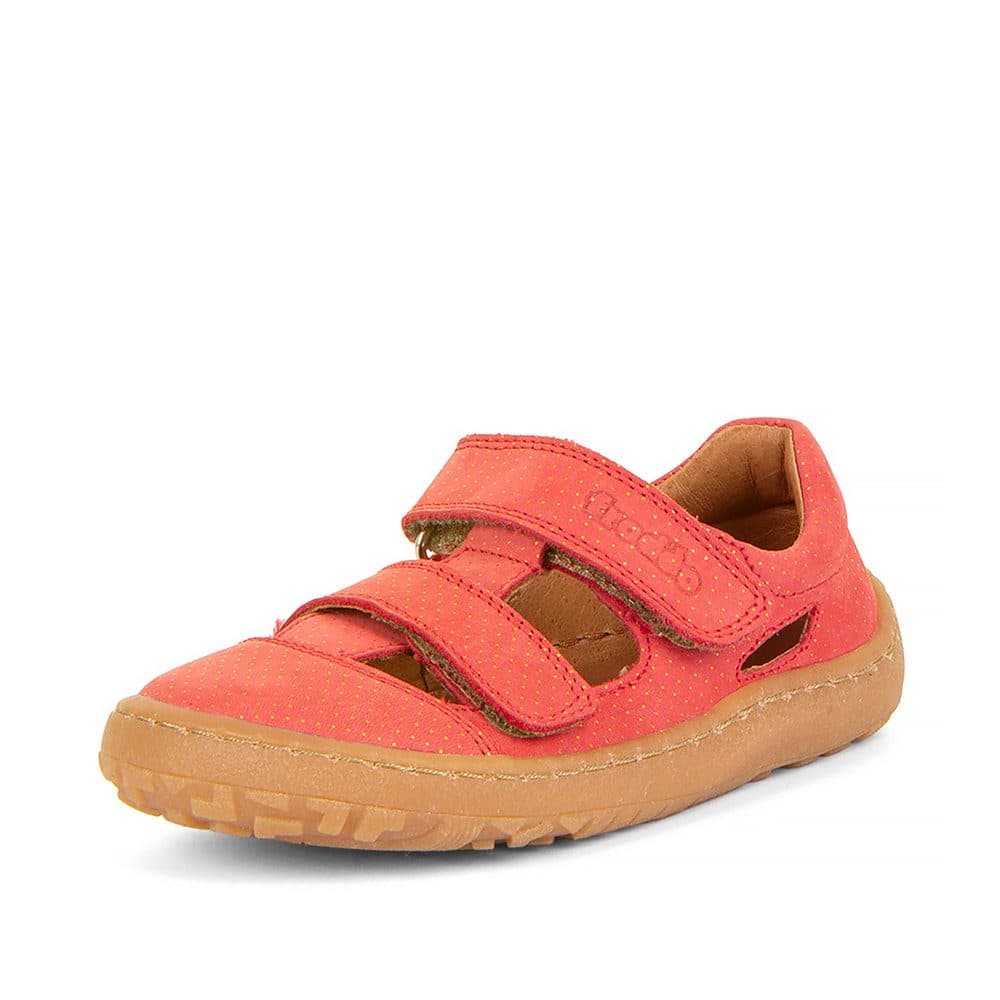 Dívčí barefoot sandály SANDAL Coral Froddo G3150266-13 červená -