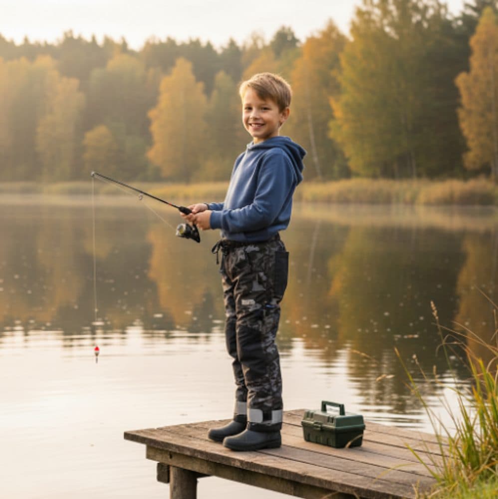 kalhoty sportovní outdoorové, podšité fleezovou podšívkou, Pidilidi, PD1121-23, CAMO - 104 | 4roky - náhled 3