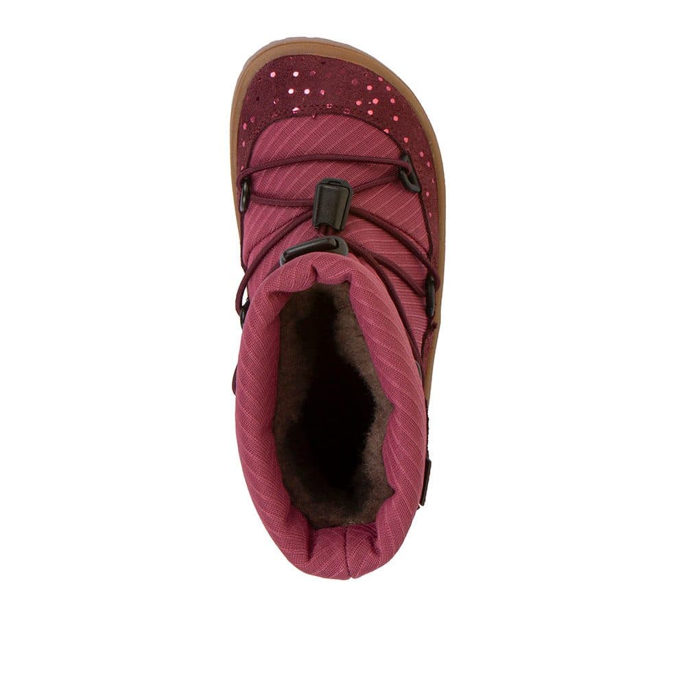 Dívčí zimní barefoot boty TEX TRACK WOOL Bordeaux+ G3160251-7 - 25 - náhled 2