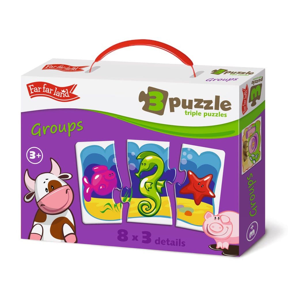 Far Far Land Puzzle trojice skupinky 8 obrázků, Far Far Land, W022260