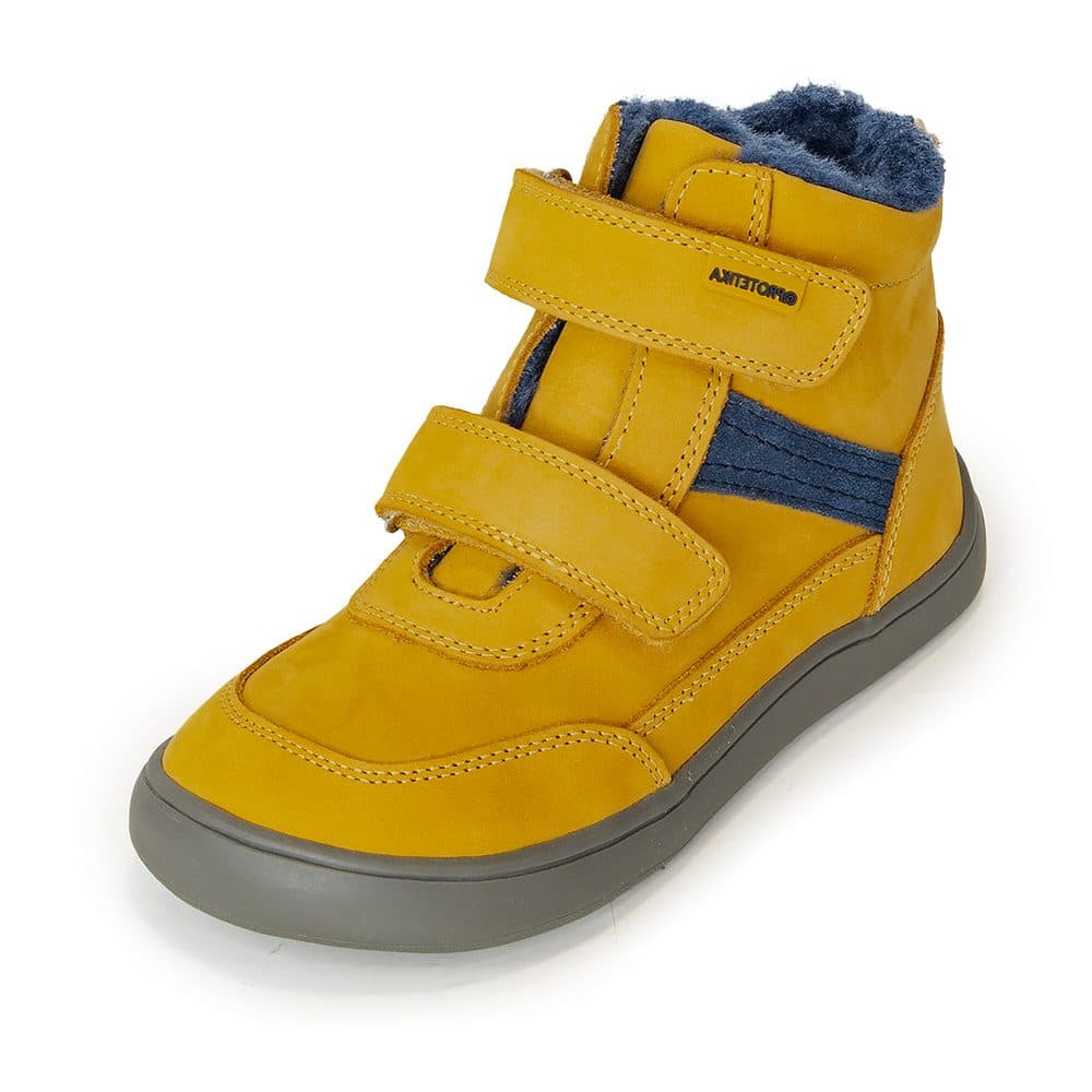 Chlapecké zimní boty Barefoot TARGO BEIGE, Protetika, béžová -