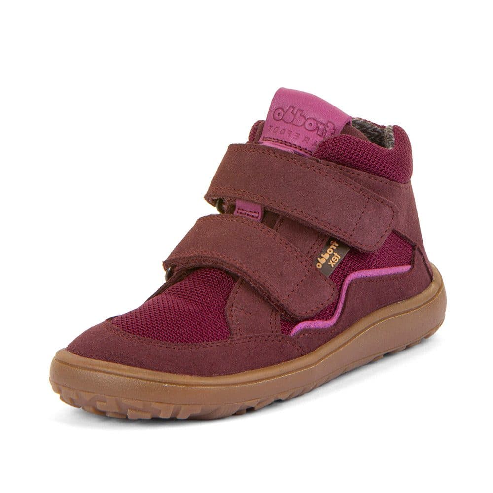 Dívčí barefoot boty TEX AUTUMN Bordeaux Froddo G3110266-7 -