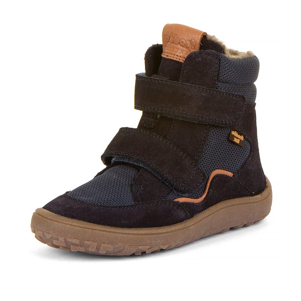 Chlapecké zimní barefoot boty TEX WINTER Dark Blue, Froddo, G3160233, tmavě modrá - 23 - náhled 1