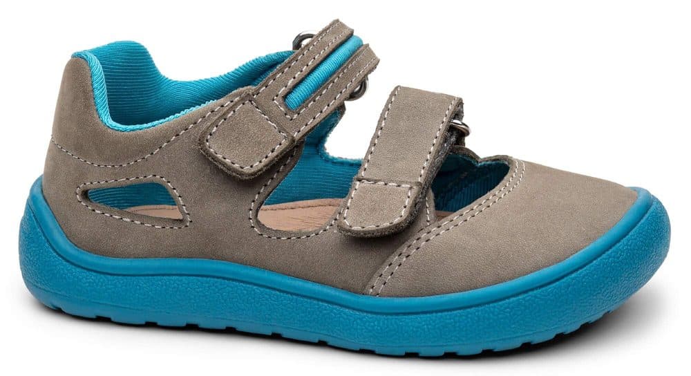 Chlapecké barefoot sandály PROTETIKA NERY KHAKI šedá - 25 - náhled 3