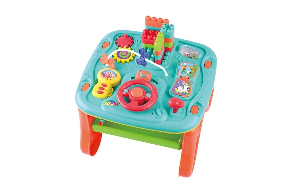 Stoleček s aktivitami oboustranný 37cm, PLAYGO, W037804