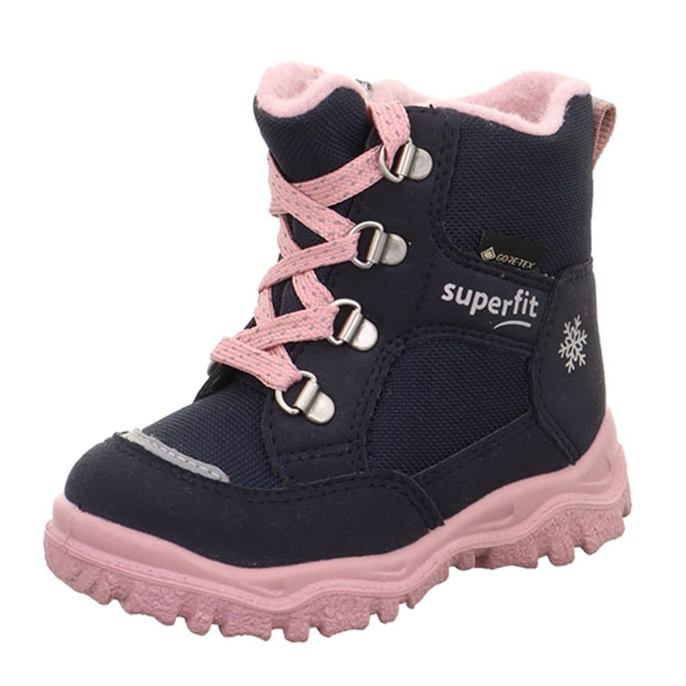 Dívčí zimní boty HUSKY1 Blue/Pink Gore-Tex, Superfit,1-006046-8010 -