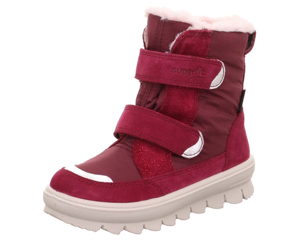 Dívčí zimní boty FLAVIA Red/Silver Gore-Tex, Superfit , 1-000216-5000, červená - 27 - náhled 1