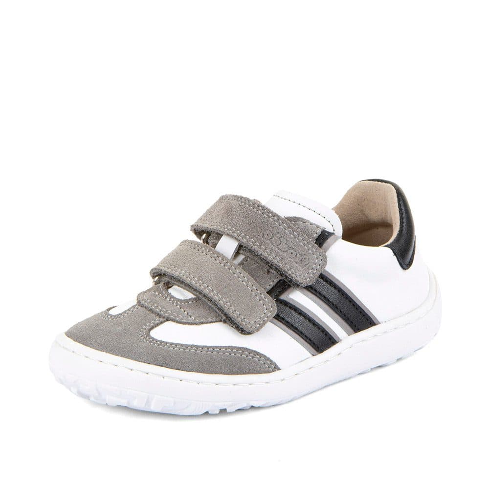 Dětské barefoot kožené tenisky F-MOTION GREY/BLACK Froddo G3130292 -