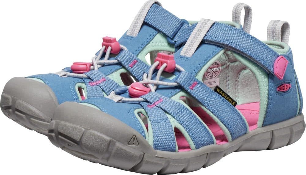 Dívčí sandály SEACAMP II CNX coronet  blue/hot pink, KEEN, 1028841/1028850 - 27/28 - náhled 3
