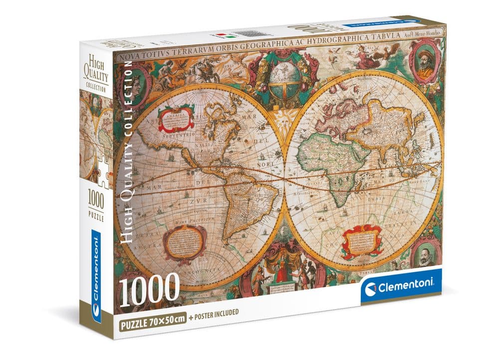 Clementoni Puzzle 1000 Old map, Clementoni, W045887