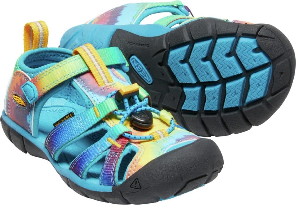 Dětské sandály KEEN SEACAMP II CNX vivid blue/original tie dye - 25/26 - náhled 4