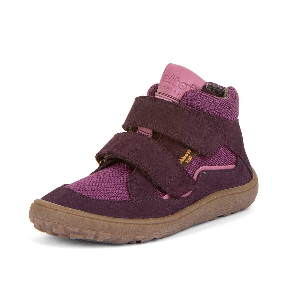 Dívčí barefoot boty TEX AUTUMN Purple Froddo G3110254-7 - fialová -