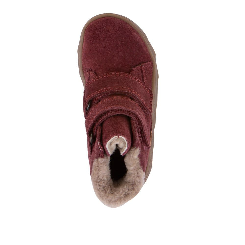 Dívčí zimní barefoot boty ZERU TEX FURRY Bordeaux Froddo G2110151-4 - 25 - náhled 5