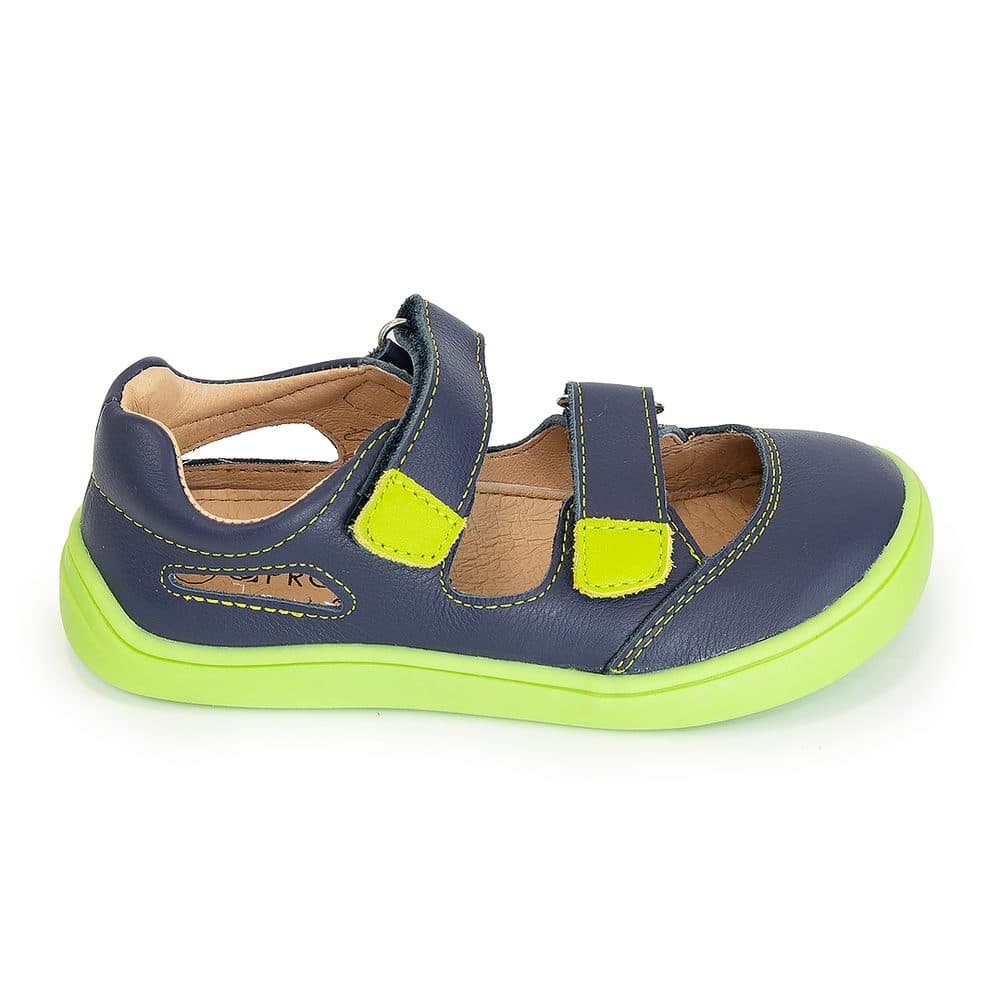 chlapecké sandály Barefoot TERY NAVY, Protetika, modrá - 21 - náhled 2