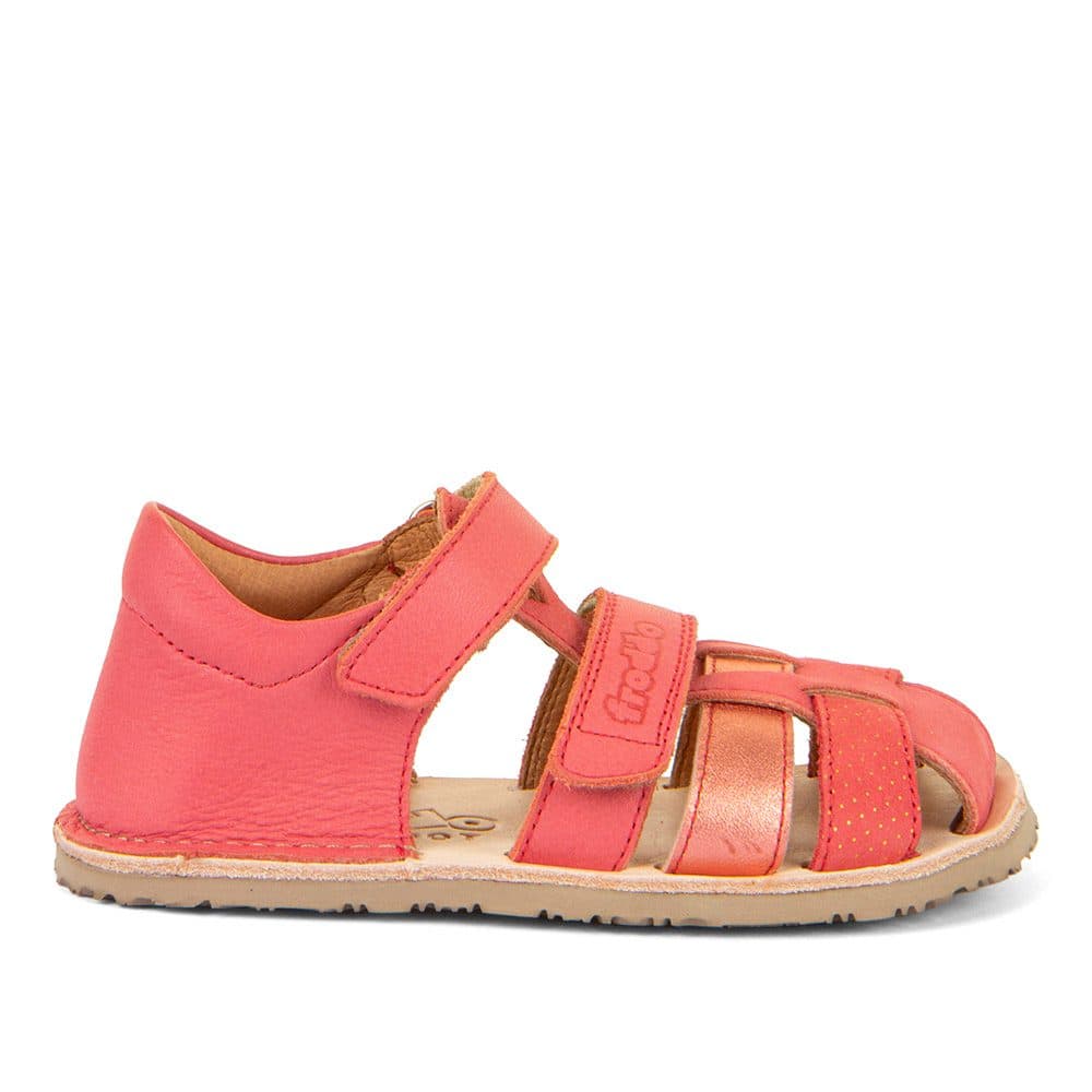 Dívčí barefoot sandály FLEXY F Coral Froddo G3150283-11 červená - 30 - náhled 4