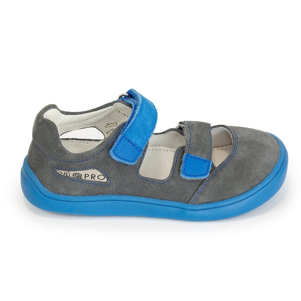 chlapecké sandály Barefoot TERY GREY, Protetika, šedá - 22 - náhled 2