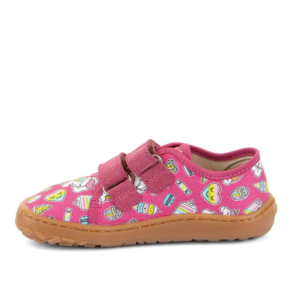 Dívčí plátěné barefoot tenisky CANVAS FUXIA+ Froddo G1700440-10 - 28 - náhled 3